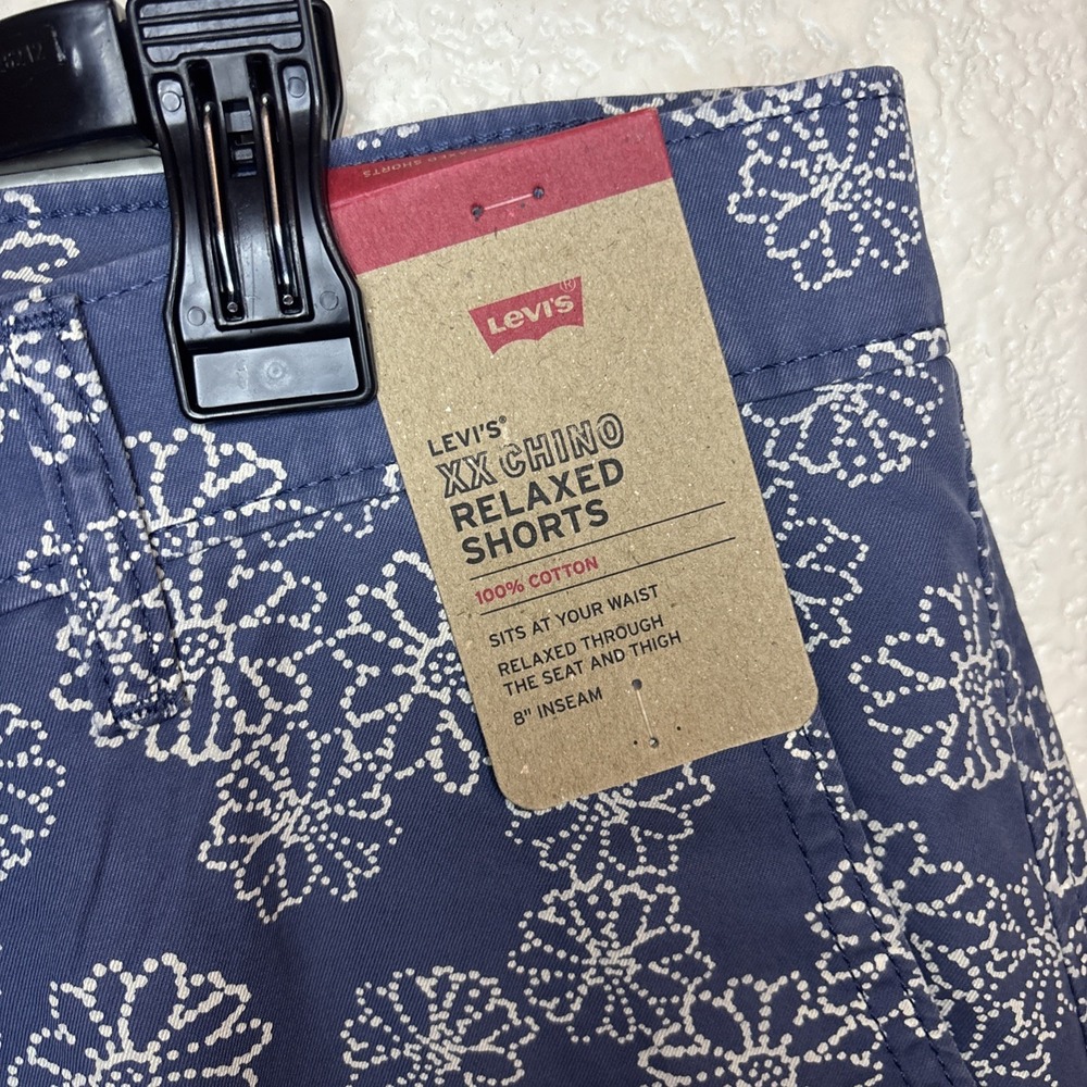 Levis Chino‎ Shorts Mens 36 Floral Lightweight 100 % Cotton - Picture 7 of 16